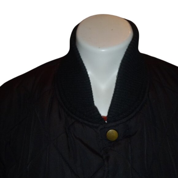 Converse One Star Mens Small Jacket Quilted Black - Picture 2 of 10